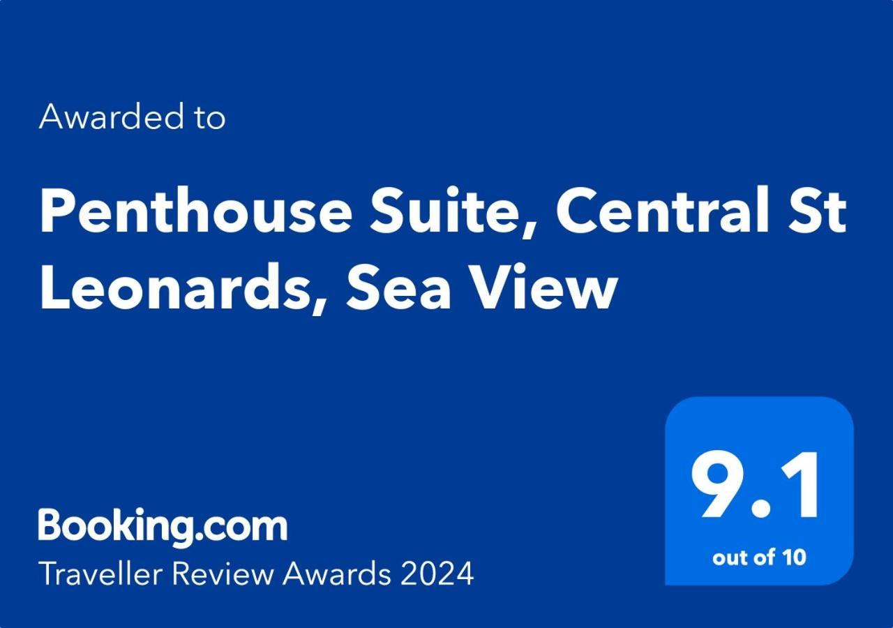 Penthouse Suite, Sea View, Close To Shops, Beach And Train St Leonards-on-Sea Zewnętrze zdjęcie